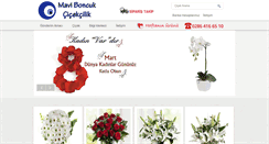Desktop Screenshot of canmaviboncukcicek.com